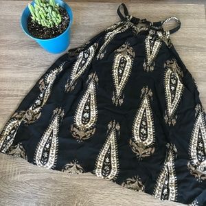 Lucky Brand Halter Paisley Tank Size L